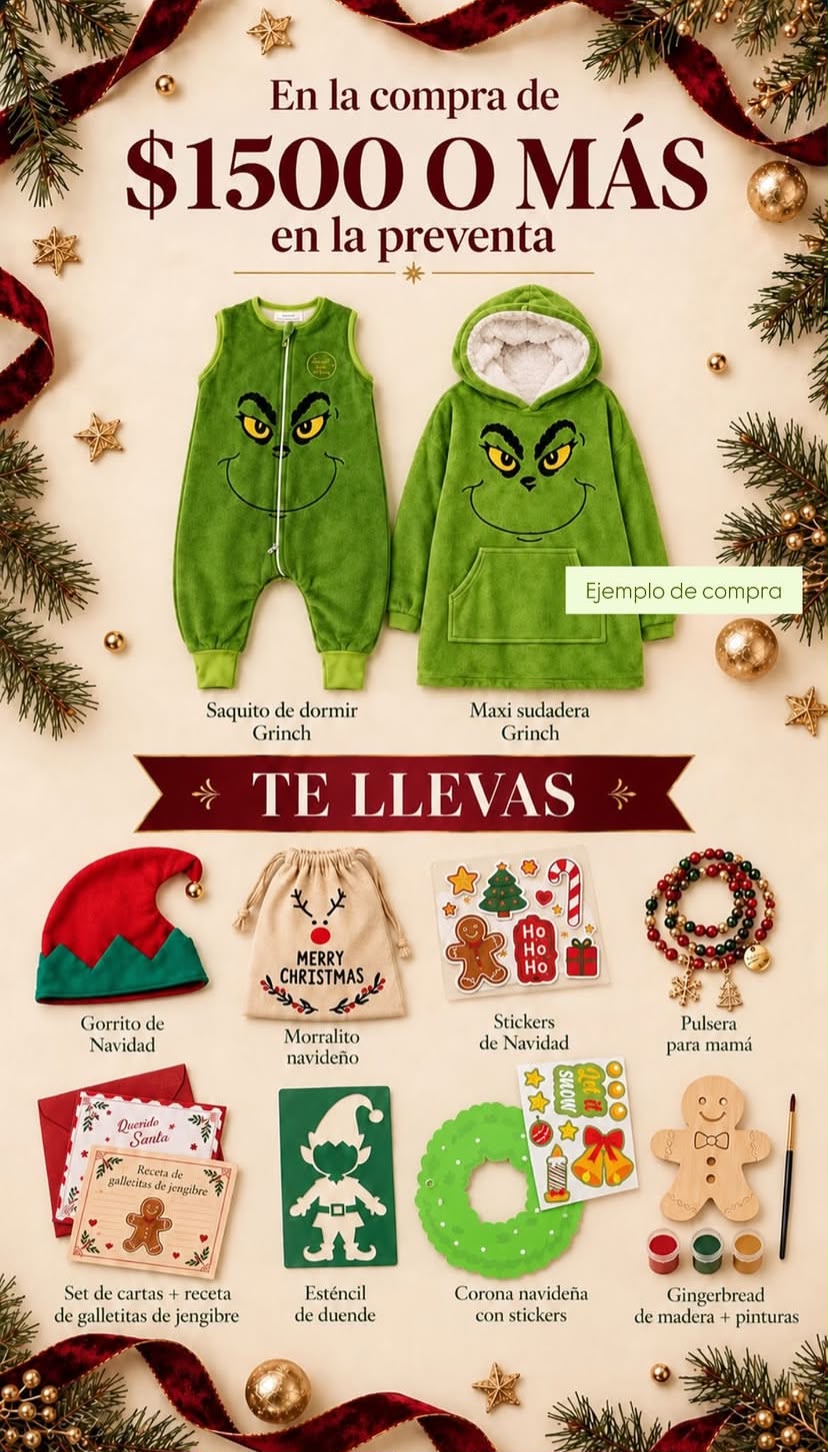 Costalitos de dormir Edición Navideña (SIN SALIDA DE PIES)