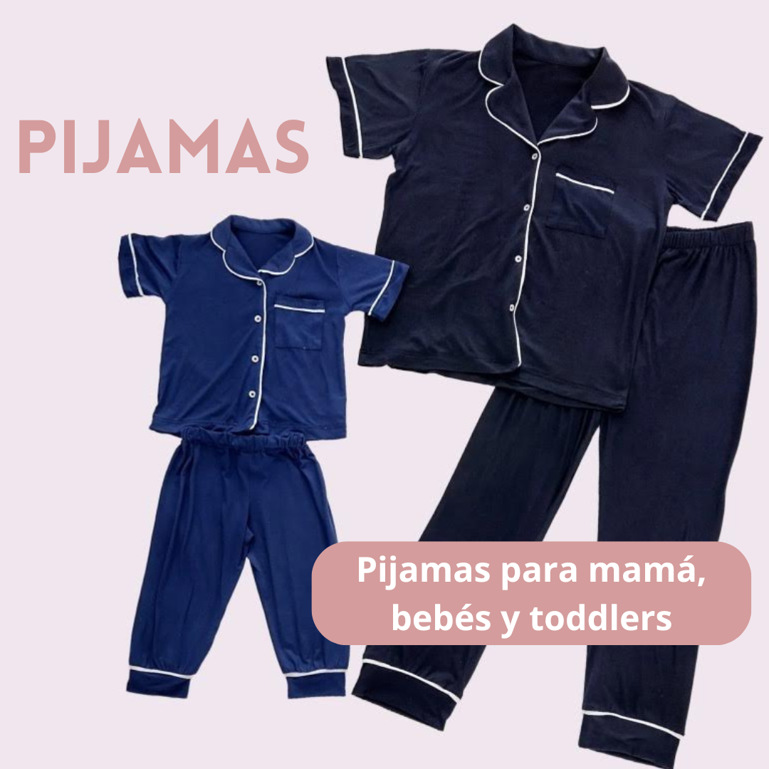 Set mamá/ papá/ bebé muselina