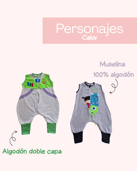 Saquitos de dormir - PERSONAJE (CALOR)